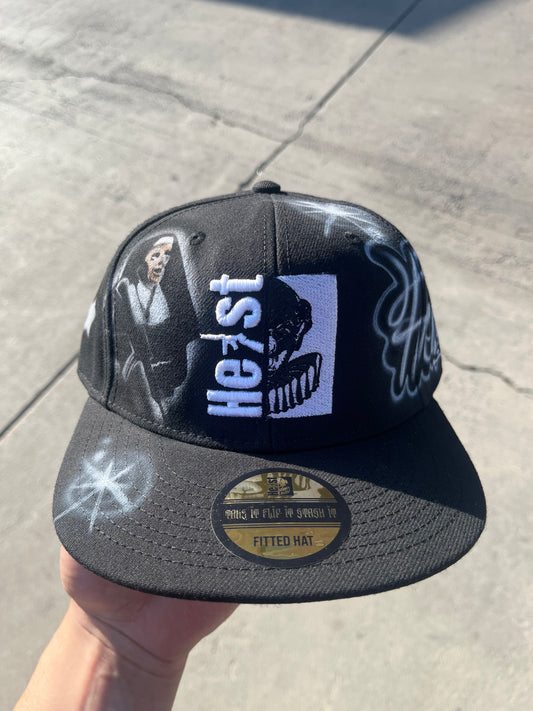 New Heist Boyz x Fivestar Airbrushed Fitted Hat